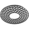 Ekena Millwork Fink Architectural Grade PVC Pierced Ceiling Medallion, Nickel, 16"OD x 5 3/4"ID x 1/2"P CMPP16FFSNI - alternate 4